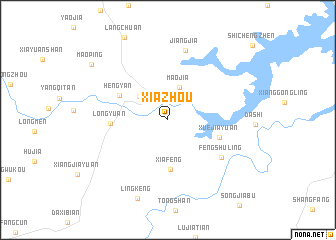 map of Xiazhou