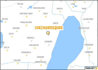 map of Xiazhuangqiao