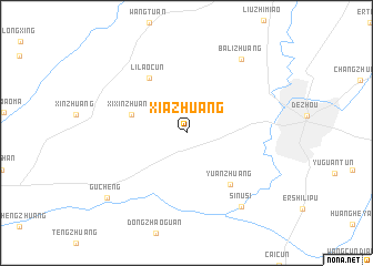 map of Xiazhuang