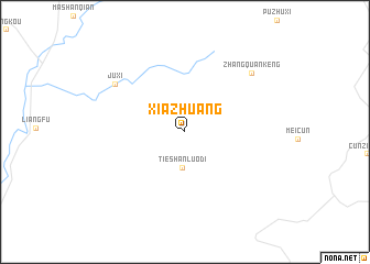 map of Xiazhuang