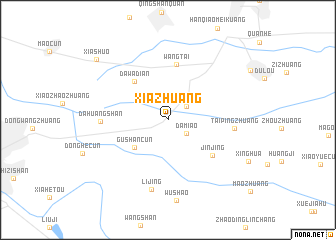 map of Xiazhuang