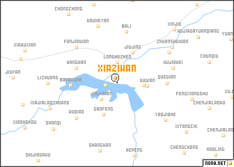 map of Xiaziwan