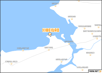 map of Xibeidao