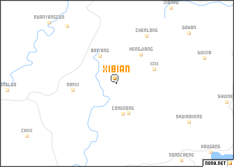 map of Xibian