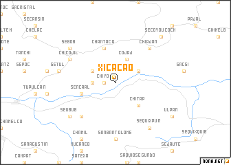 map of Xicacao