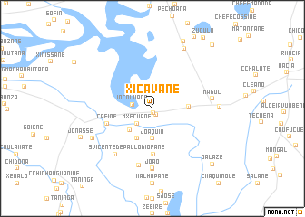 map of Xicavane