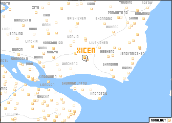 map of Xicen