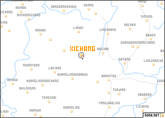 map of Xichang