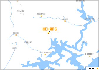 map of Xichang