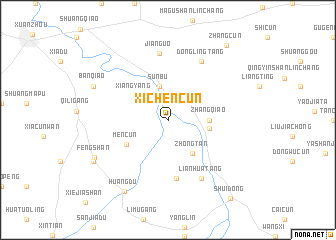 map of Xichencun