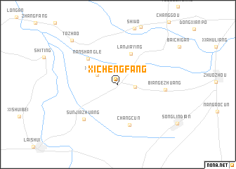 map of Xichengfang