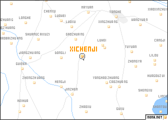 map of Xichenji