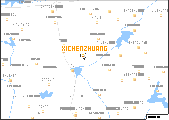 map of Xichenzhuang