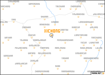 map of Xichong