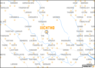 map of Xích Thổ