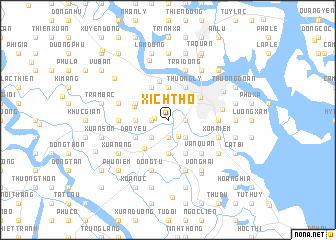 map of Xich Thô