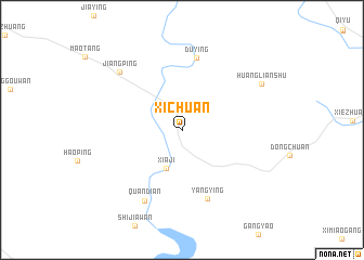 map of Xichuan