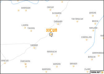 map of Xicun