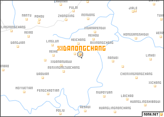 map of Xidanongchang