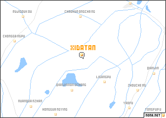 map of Xidatan