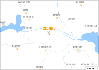 map of Xidawu