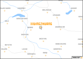 map of Xidingzhuang