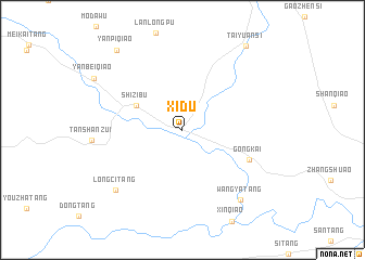 map of Xidu