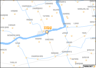 map of Xidu