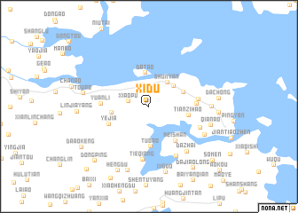 map of Xidu