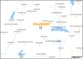 map of Xiejiadian