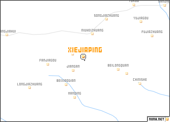 map of Xiejiaping