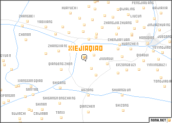 map of Xiejiaqiao