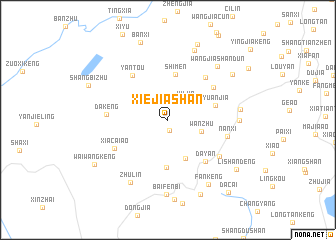 map of Xiejiashan