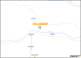 map of Xiejiawan