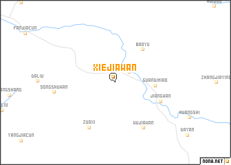 map of Xiejiawan