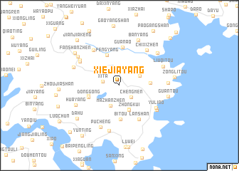 map of Xiejiayang