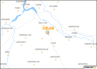 map of Xiejia