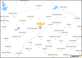 map of Xieji