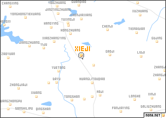 map of Xieji