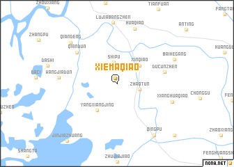 map of Xiemaqiao