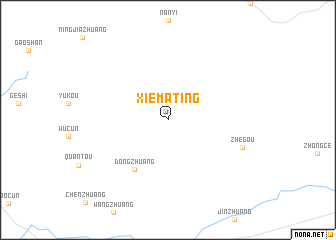 map of Xiemating