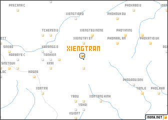 map of Xieng Tran