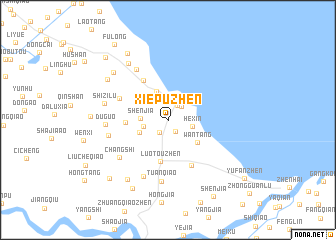 map of Xiepuzhen