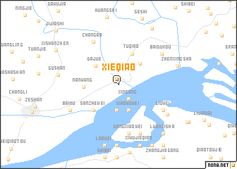 map of Xieqiao