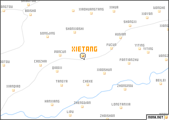 map of Xietang