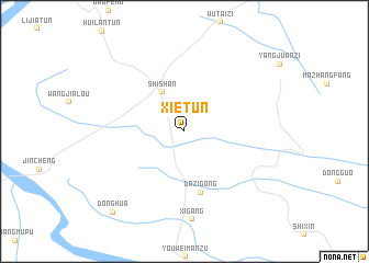 map of Xietun