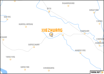 map of Xiezhuang