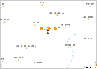 map of Xieziping