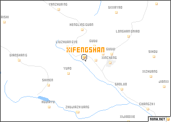 map of Xifengshan