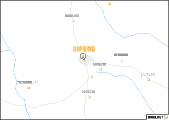 map of Xifeng